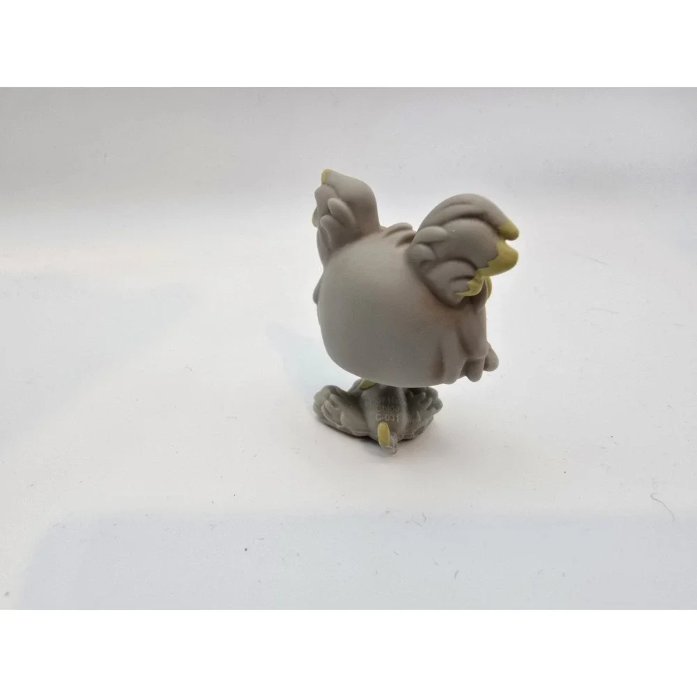 Littlest‎ Pet Shop Authentic Purple Glass Eye Gray Terrier Yorkie Dog LPS